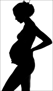 Silouette-gestante