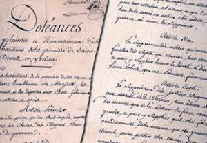 Cahier doléance